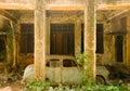 Abandoned house and car Royalty Free Stock Photo