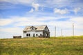 Abandoned house on the countryside