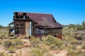Abandoned house in the desert Royalty Free Stock Photo