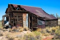 Abandoned house in the desert Royalty Free Stock Photo