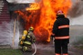 Abandoned House in flame