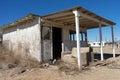 Abandoned house in the ghost town of bombay beach california Royalty Free Stock Photo
