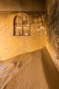 An abandoned house in the ghost town of Kolmanskop Royalty Free Stock Photo