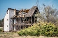 Abandoned house Hoia Baciu - Haunted Forest, Romania Royalty Free Stock Photo