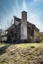 Abandoned house Hoia Baciu - Haunted Forest, Romania Royalty Free Stock Photo
