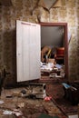 Abandoned house interior detail Royalty Free Stock Photo