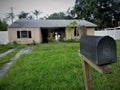 Abandoned house and mailbox, Florida Royalty Free Stock Photo