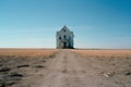 an abandoned house in the middle of nowhere Royalty Free Stock Photo