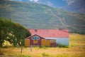 Abandoned House at North Iceland foothill Royalty Free Stock Photo
