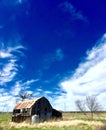 Rustic building in Texas on an abandoned ranch Royalty Free Stock Photo