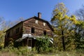 Abandoned house in the woods Royalty Free Stock Photo