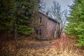 Abandoned House In The Woods Royalty Free Stock Photo