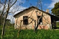 Abandoned house in the woods Royalty Free Stock Photo