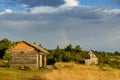 Abandoned houses in the Baltic Sea