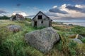 Abandoned houses in the Baltic Sea