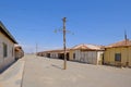 Abandoned Humberstone and Santa Laura saltpeter works factory, near Iquique, northern Chile, South America Royalty Free Stock Photo