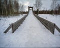 Abandoned ice slide