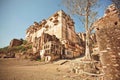 Abandoned indian palace in Rajasthan Royalty Free Stock Photo