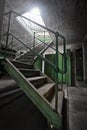 Abandoned industrial building interior Royalty Free Stock Photo