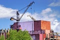 Abandoned industrial buildings in Chernobyl Zone. Chornobyl Disaster