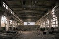 Abandoned Industrial interior Royalty Free Stock Photo