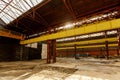 Abandoned industrial interior Royalty Free Stock Photo