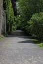 Abandoned industrial old factory area landschaftpark Duisburg nord high quality background prints Royalty Free Stock Photo