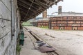 Abandoned kilns used for the making of bricks in Claybank, Saskatchewan