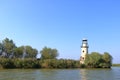 Abandoned lighthouse in Danube Delta in Sulina in Romania Royalty Free Stock Photo