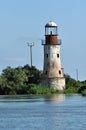 Abandoned lighthouse of Sulina, Danube delta Royalty Free Stock Photo