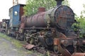 Abandoned steam locomotive at Tanfield Railway Royalty Free Stock Photo