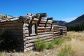 Abandoned Log Cabin Royalty Free Stock Photo