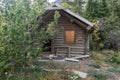 Abandoned log cabin in Kluane National Park, Yukon Territory, Canada Royalty Free Stock Photo