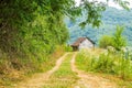 Abandoned log cabin Royalty Free Stock Photo