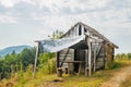 Abandoned log cabin Royalty Free Stock Photo