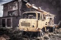 Abandoned machinery Alquife Mines Royalty Free Stock Photo