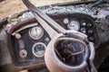 Abandoned machinery Alquife Mines Royalty Free Stock Photo