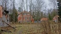 Abandoned manor in a forest in Pirita