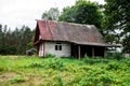 Abandoned manor house in Nalibokskaya Pushcha