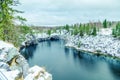 Abandoned marble canyon in Karelia, Ruskeala