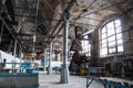 Abandoned meat processing plant. Slaughterhouse Rosenau, Kalini