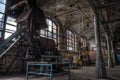 Abandoned meat processing plant slaughterhouse Rosenau, Kalinin