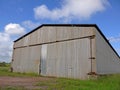 Abandoned metal warehouse