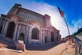 Abandoned Michigan Central Train Depot close-up Royalty Free Stock Photo