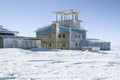 Abandoned military base on mount Golyam Kademlya, Bulgaria Royalty Free Stock Photo