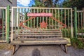 Abandoned military base of Soviet Duga radar in Chernobyl zone Royalty Free Stock Photo