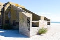 Abandoned military bunker on Cape May Point Royalty Free Stock Photo