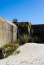 Abandoned military bunker on Cape May Point Royalty Free Stock Photo