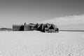 Abandoned military bunker on Cape May Point Royalty Free Stock Photo