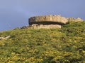 Abandoned military defensive position